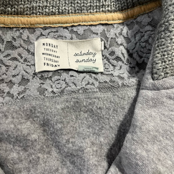 ANTHROPOLOGIE (Saturday Sunday) Helmi Cotton Moto Jacket-XS - Picture 6 of 6